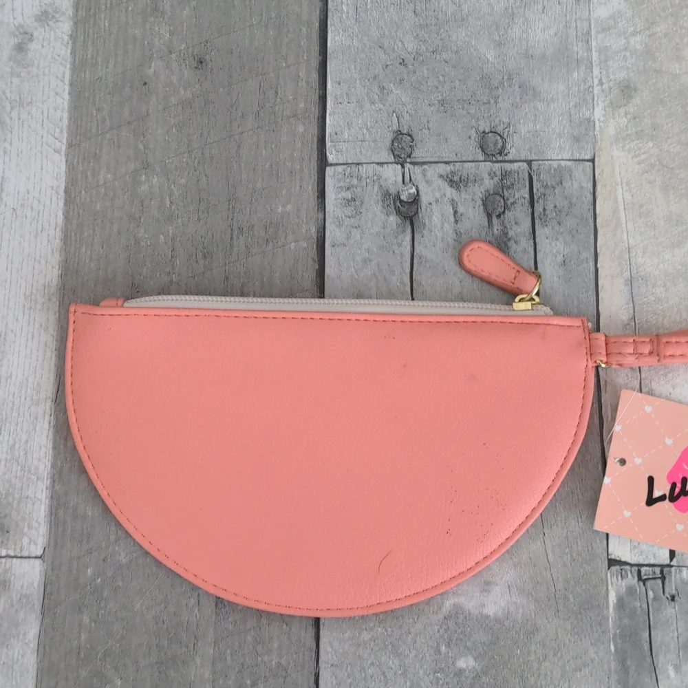 NWT Betsey Johnson Grapefruit Slice Wristlet - Picture 6 of 7